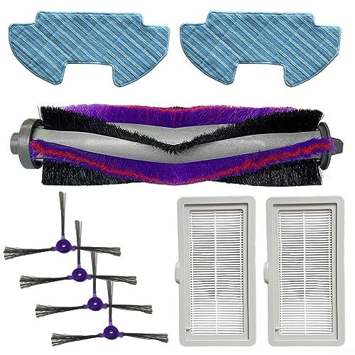 URPIZY Set di accessori per spazzatrice per Samsung Powerbot-E VR05R5050WK, set di pezzi di ricambio, spazzola principale, filtri, spazzole laterali, salviette – Accessori per aspirapolvere di alta