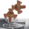 PYEUIFT 2 Piezas Acoplador Giratorio para Microondas - Universal Soporte Bandeja Acoplador - Soporte Guía Rodillo Giratorio, Eje Repuesto para Horno Microondas(3