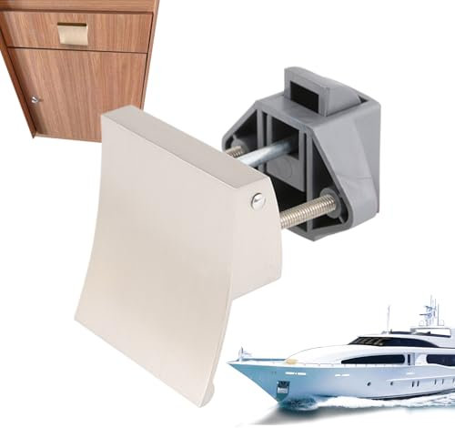 Penlimly Loquet à bouton poussoir | Serrure de placard sans clé, serrure d'armoire, loquet de tiroir de meubles pour camping-cars, cuisine