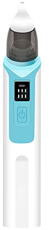 Automatischer Nasenreiniger für Babys mit 500mah Akku | PP und Silikon, Zwei Aufsätze, Blaue Ausführung, ein Knopf, Einstellbare Saugstufen