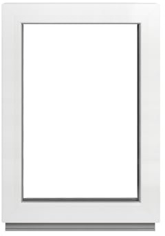 Framex Ventana de Sótano – Acristalamiento fijo (Fib) Blanco 50 x 80 cm Doble Acristalamiento 32 mm (4/24/4) Ventana/Jardín/Ventana de Plástico Ancho x Altura 500 x 800 mm