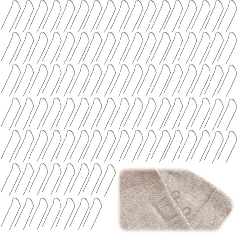 100 Mossing-pinnar, 23mm U-formade sy-pinnar, dubbla blockeringspinnar, kranspinnar och Oasis-skum för floristik och begravningstributer