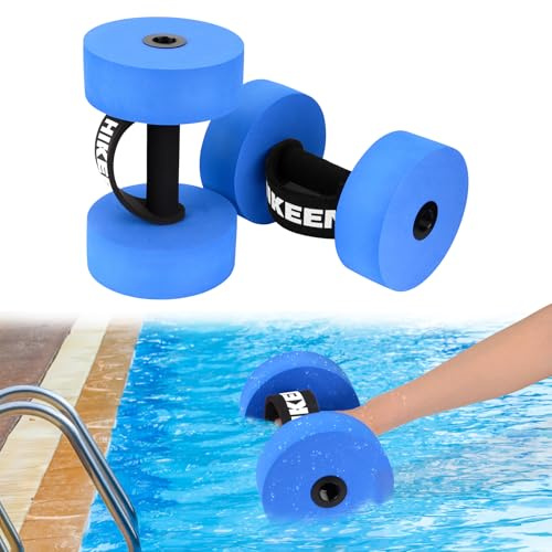 BOOSTEADY Accessoires d'Haltères d'exercice Aquatique, Haltère de Poids de Piscine en Mousse EVA, Accessoires d'Haltères pour Haltères d'eau