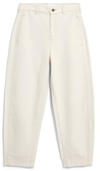 ARMEDANGELS Damen Stoffhose aus Bio-Baumwolle Workwear Canvas Barrel Regular Fit