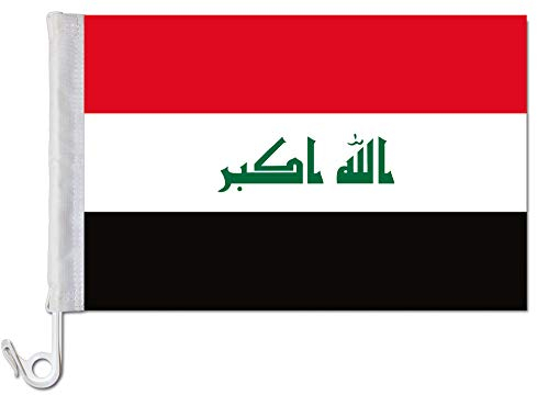 Everflag Auto-Fahne: Irak (ab 2008) - Premiumqualität