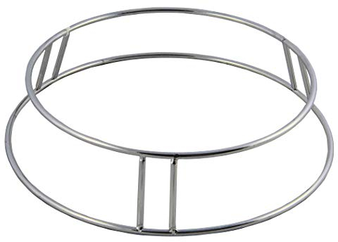 Ø 27/24 cm Ringhalterung für Wok mit rundem Boden, Wokring stabil Edelstahl