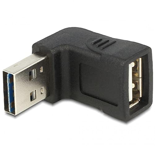 DeLock Adapter Easy USB 2.0-A Stecker > USB 2.0-A Buchse gewinkelt Oben/unten