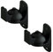 King Universal Tilt & Swivel Speaker Wall Mount Bracket, Pair, for Surround Sound Speakers, SONOS PLAY:1 compatible, Max. Speaker Weight 3.5kg for Home Cinema Sound Systems (Black)