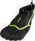 NORTY Damen Aqua Schuhe – schnelltrocknende Wassersport-Socken für Strand, Pool, Boot, Schwimmen, Schwarz (schwarz/Lime), 36 EU