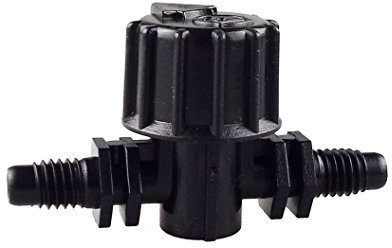 ANTELCO BALL VALVE MICRO 4MM THREAD VARI-FLOW VALVE FOR MICRO IRRIGATION SYSTEMS PACK OF 10