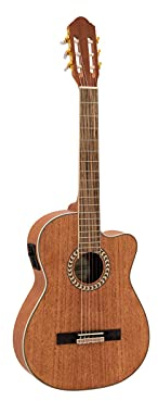 DIMAVERY CN-300 Klassikgitarre, mahagoni | Klassische Gitarre mit Tonabnehmer