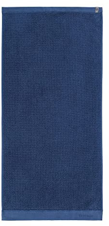 ESSENZA Handtuch Connect Organic Uni Blau, 50x100 cm - 100% Baumwollfrottier - Uni
