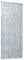 vidaXL Cortina Mosquitera Puerta Chenilla Blanco Gris 90x220 cm Anti Insectos Mosquitos Moscas Bichos