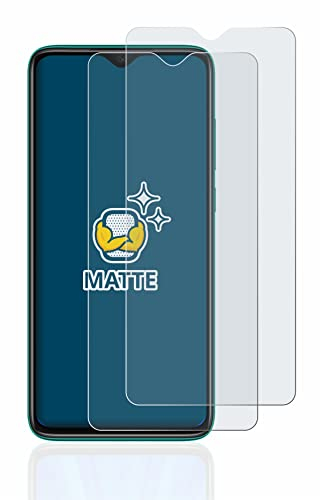 BROTECT Protector Pantalla Anti-Reflejos para Xiaomi Redmi Note 8 Pro (2 Unidades) Película Mate Anti-Huellas