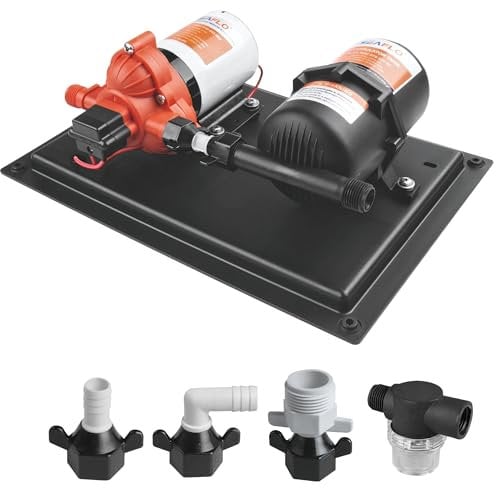 SEAFLO 33-Series Water Pump and Accumulator Tank System - 12V DC, 3.0 GPM, 45 PSI, 0.2 Gallon Tank