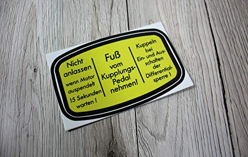 DEUTZ Aufkleber Traktor Emblem Sticker Label