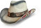 Stars und Stripes Westernhut Strohhut Paola (57/58)