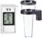 TFA Dostmann Digitales Maxima-Minima-Thermometer, wetterfest, für innen oder außen geeignet & 471001 Regenmesser, schwarz