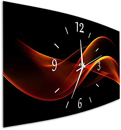 Bilder-Manufaktur BM Funk Quarz Quarzwanduhr Wanduhr Funkwanduhr Funkwanduhren Funkuhr Funkuhren kein Ticken lautlos geräuschlos leise ohne Tickgeräusche groß XXL MF6-9591-1WZ-funk