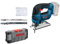 Bosch Akku-Stichsäge GST 18V-LI B Solo inkl. 30tlg. Stichsägeblätter-Set Wood