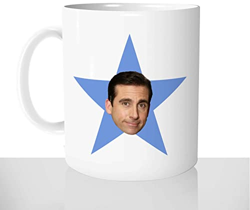 Mug-Cadeau Etoile The Office - Tasse Café Thé Idée Cadeau Original Photo Personnalisable Série - Anniversaire Noël