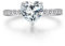 Damen Ring Silber 925 49 Ring Silber mit Stein Herz Ring Diamant Ring Damen Weißgold Ring Damen Zirkonia Ring Verlobungsring Ehering Braut Ringe Silber 15.60