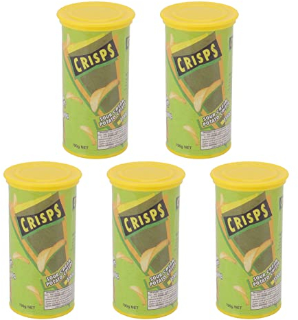 LANTRO JS 5 Stück Kartoffelchips Schlange, Scherzartikel Spielzeug, Halloween Schlange Trick Spielzeug für Party, Geburtstags, Aprilscherz Spielzeug, Halloween,10,2 x 5,5 cm