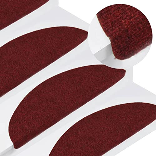 SKM Stufenmatten Selbstklebend 15 STK. 65x22,5x3,5 cm Rot, Weight: 2.5 kg, 136398