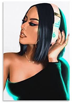 SECOLI Becky G ArtFashion Poster, dekoratives Gemälde, Leinwand, Wandkunst, Wohnzimmer, Poster, Schlafzimmer, Gemälde, 20 x 30 cm