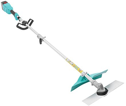 Bollomgy Tagliaerba elettrico da 1300 W, tagliaerba elettrico da giardino, con 1 batteria al litio da 24 V/6 Ah