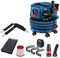 Bosch Professional 18V System Aspiratore a batteria GAS 18V-12 MC (protezione dalla polvere di classe M, filtro HEPA, incl. GCT 30-42, 3 nastri in gomma flessibili, molteplici accessori)