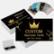 Cartes de visite personnalisées avec logo photo personnalisable, 1000, 500, 200, 100, double face, imprimable, étanche, pour petites entreprises