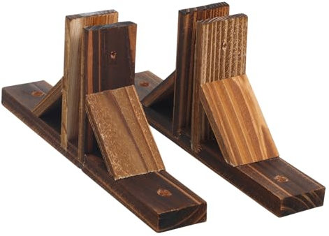 Vaguelly Support De Base De Triangulaire En Bois 2 Pièces Support De En Bois Pergola Supports De Base De Poteau Accessoires De De Pelouse Extérieure