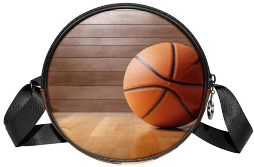 FVQL Damen Crossbody Handtaschen Reise Geldbörse Basketball Sport, Farbe: 1316, 7 Inches
