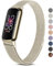Metallband für Fitbit Luxe, Damen und Herren, Edelstahl, verstellbare Ersatzbänder für Fitbit Luxe/Luxe Special Edition Fitness-Tracker (Champagner-Gold)