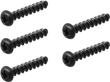 The Lord of the Tools 5pcs Vacuum Cleaner Rear Cover Screw Battery Screws 16mm Compatible with Dyson Cordless V6 SV09 DC58 DC59 SV03 V6 Flexi SV04 SV05 Black