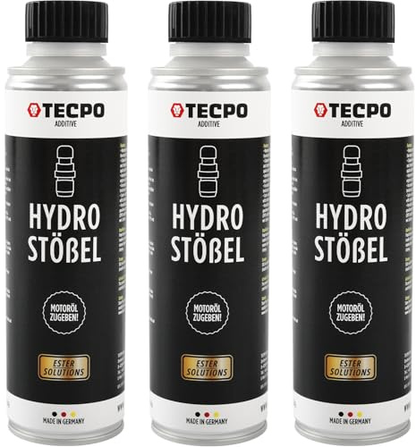 TECPO 3x Hydrostößel Ester Additiv, 300ml - Zum beseitigen von störenden Klappergeräusche