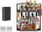 AmoreTempo 2 Verstellbares Etagen Küchenregal Ecke 39cm Extra Großes Arbeitsplatte Stehgestell Wand Gewürzregal Ecke Edelstahl Eckregal Stehend Organizer für Küche Badezimmer