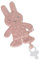 Miffy Kuscheltier Flower Rose – 23 cm – Schnullerkette – Geburt – Ultra weich – leicht zu greifen – tragbar – Baby Mädchen oder Jungen – Pastellfarben – Geschenkidee – Dekoration für das Zimmer