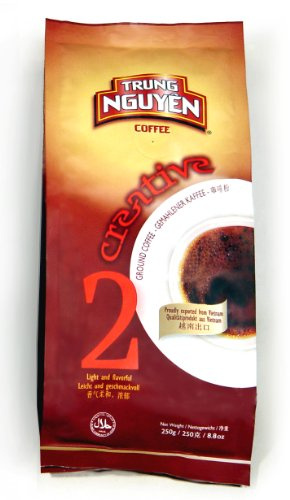 250g Trung Nguyen Creative 2 (Arabica und Robusta) Vietnam Kaffee gemahlen