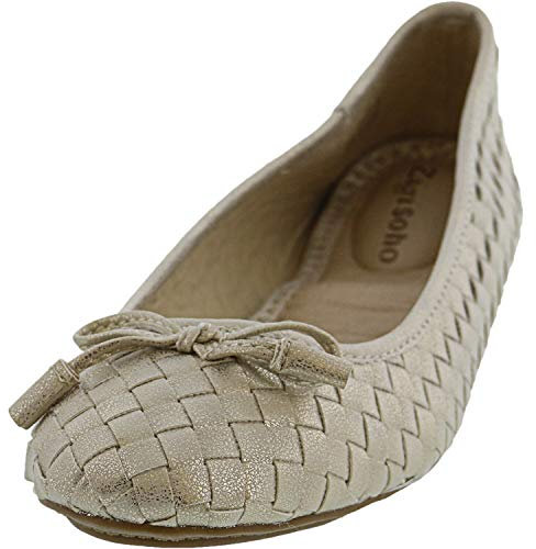 ZIGI SOHO Women's FAIZAH Ballet Flat, Gold, 9 UK