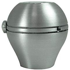 OMAC Schaltknauf Schaltknopf kompatibel mit Smart ForTwo 450 1998-2007 Alu Automatik Silber