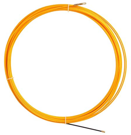 Shiwaki Glasfaser Kabel-Einziehhilfe orange Einziehhilfe mit Führungsfeder