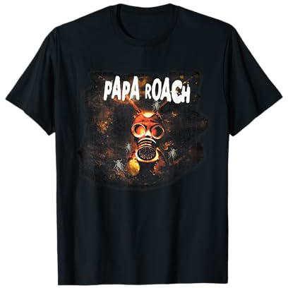 Papa Roach - Official Merchandise - Gasmask Cover T-Shirt
