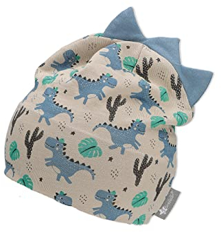 Sterntaler Jungen Beanie Wüstendino Beanie-Mütze, beige, 47