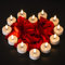 Eywamage Bright Realistic White Timer Tealights Battery Included, Flickering Flameless LED Votive Candles Set of 12 Wedding Home Festival Decor