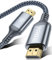 AkoaDa 15 Metros Cable HDMI 4k, Cables HDMI 2.0 de alta velocidad de Trenzado de Nylon para TV, Monitor, Laptop, PS4/PS5 etc.