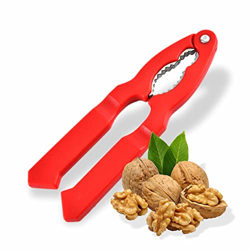 Aluminium nut Cracker Anti Splash Heavy Duty Nut Opener Tool Sturdy Shell Remove Hard Shell Pliers Kitchen Cooking Accessories Top Grade Tool Durable and Dishwasher Safe 1PCS