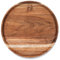 Piatto da portata in legno di acacia, vassoio per antipasti e salumi, vassoio organizer per cucina/piano di lavoro, 35,1 x 35,1 x 2 cm