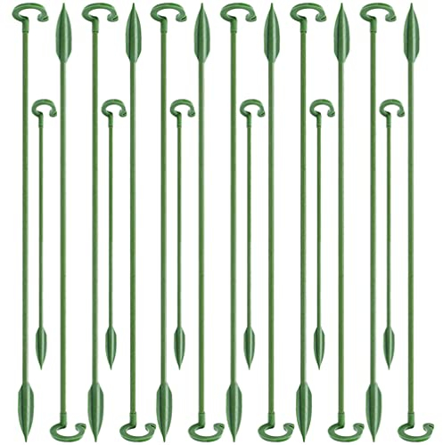 Yardwe 40 Stück Pflanzenstützpfähle Gartenorchideenstützstiel Blumenpflanzenstützstange Blumentopfpfähle für Hortensien Orchideen Gladiolen Rosenlilien